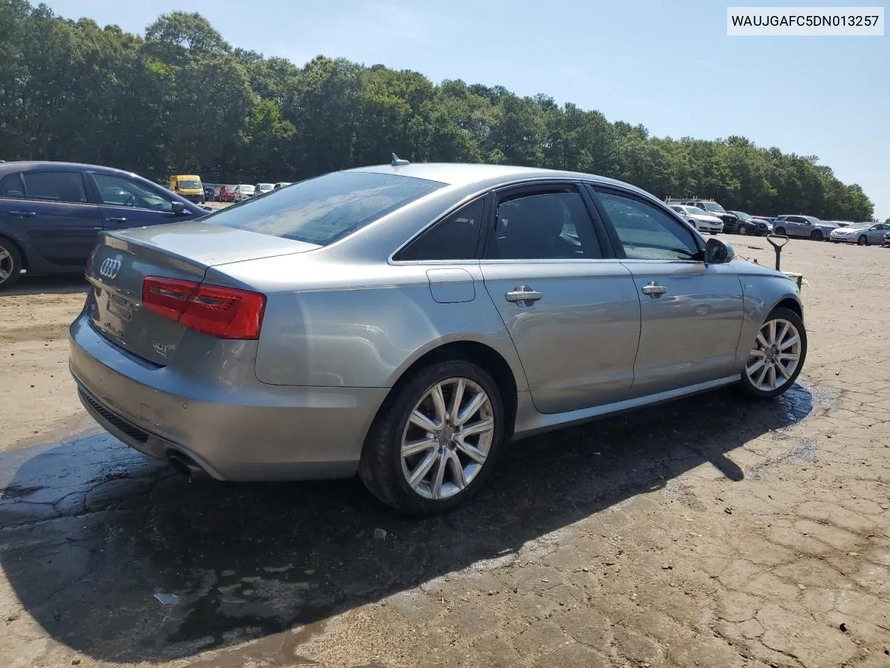 2013 Audi A6 Prestige VIN: WAUJGAFC5DN013257 Lot: 67157654