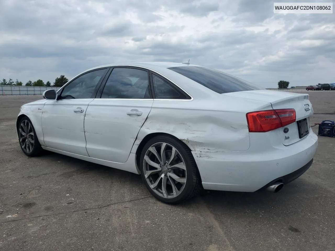 2013 Audi A6 Premium Plus VIN: WAUGGAFC2DN108062 Lot: 67536824