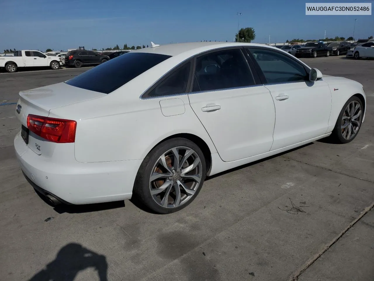 2013 Audi A6 Premium Plus VIN: WAUGGAFC3DN052486 Lot: 68694334