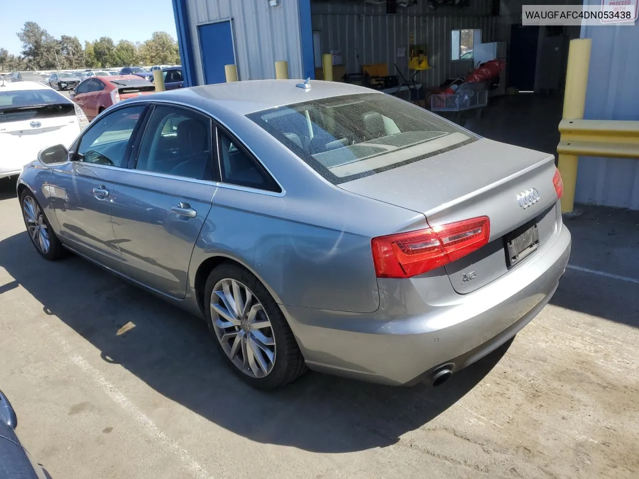 2013 Audi A6 Premium Plus VIN: WAUGFAFC4DN053438 Lot: 70723834