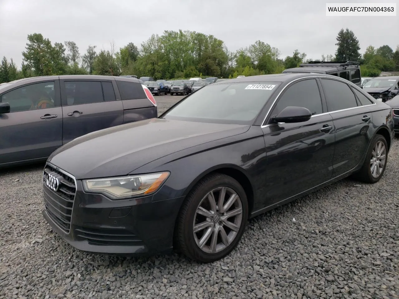 WAUGFAFC7DN004363 2013 Audi A6 Premium Plus