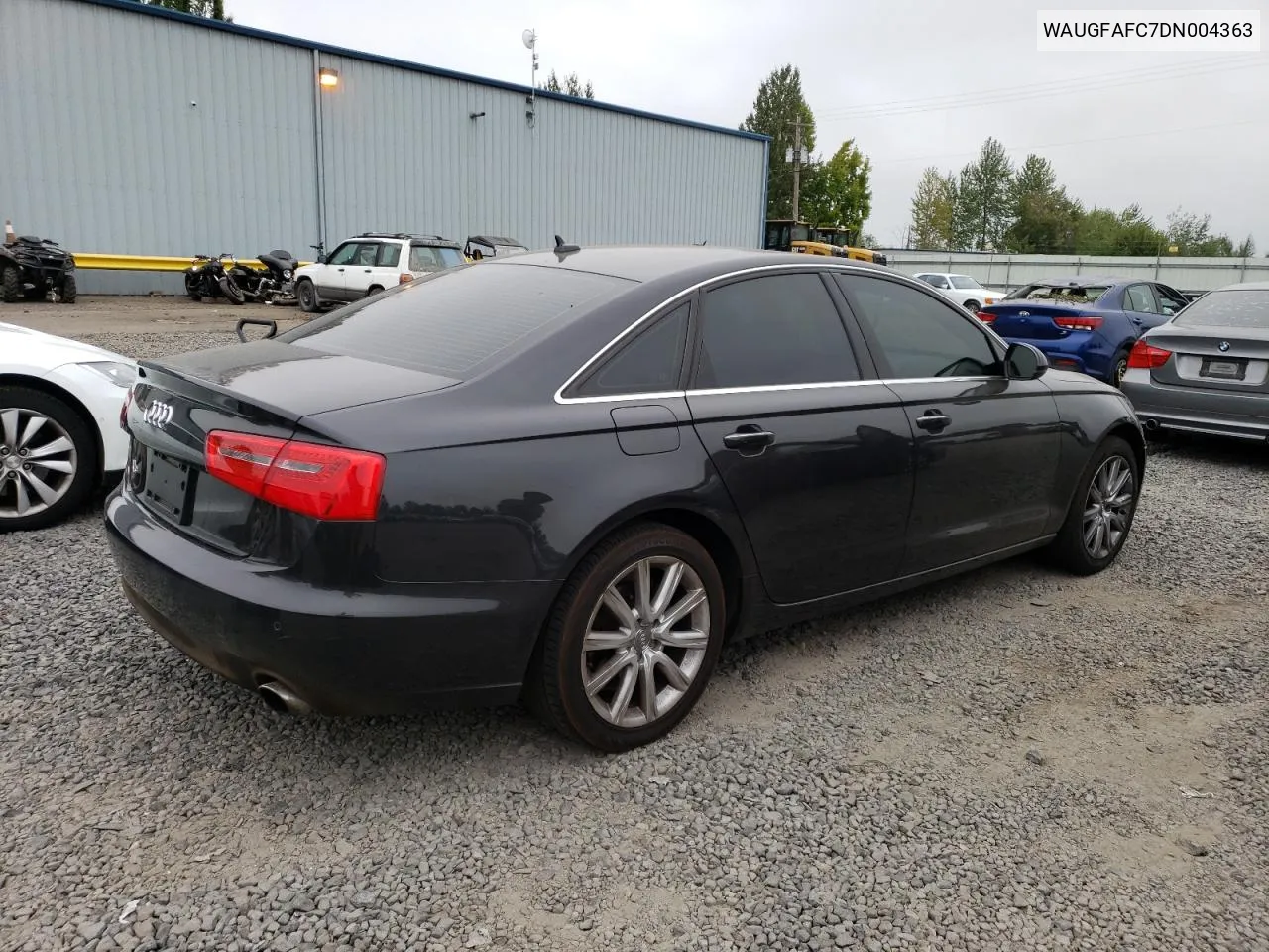 WAUGFAFC7DN004363 2013 Audi A6 Premium Plus