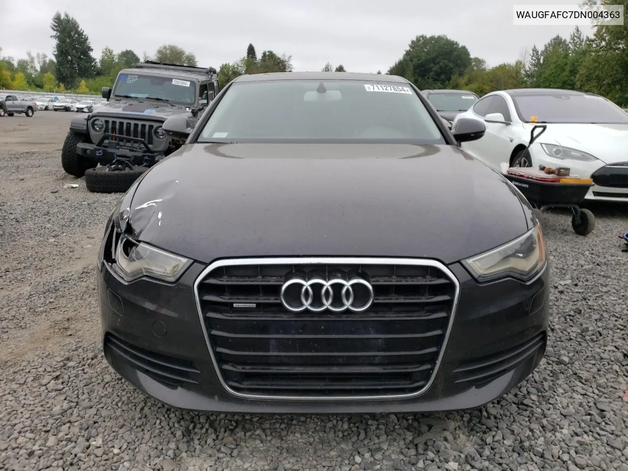 WAUGFAFC7DN004363 2013 Audi A6 Premium Plus