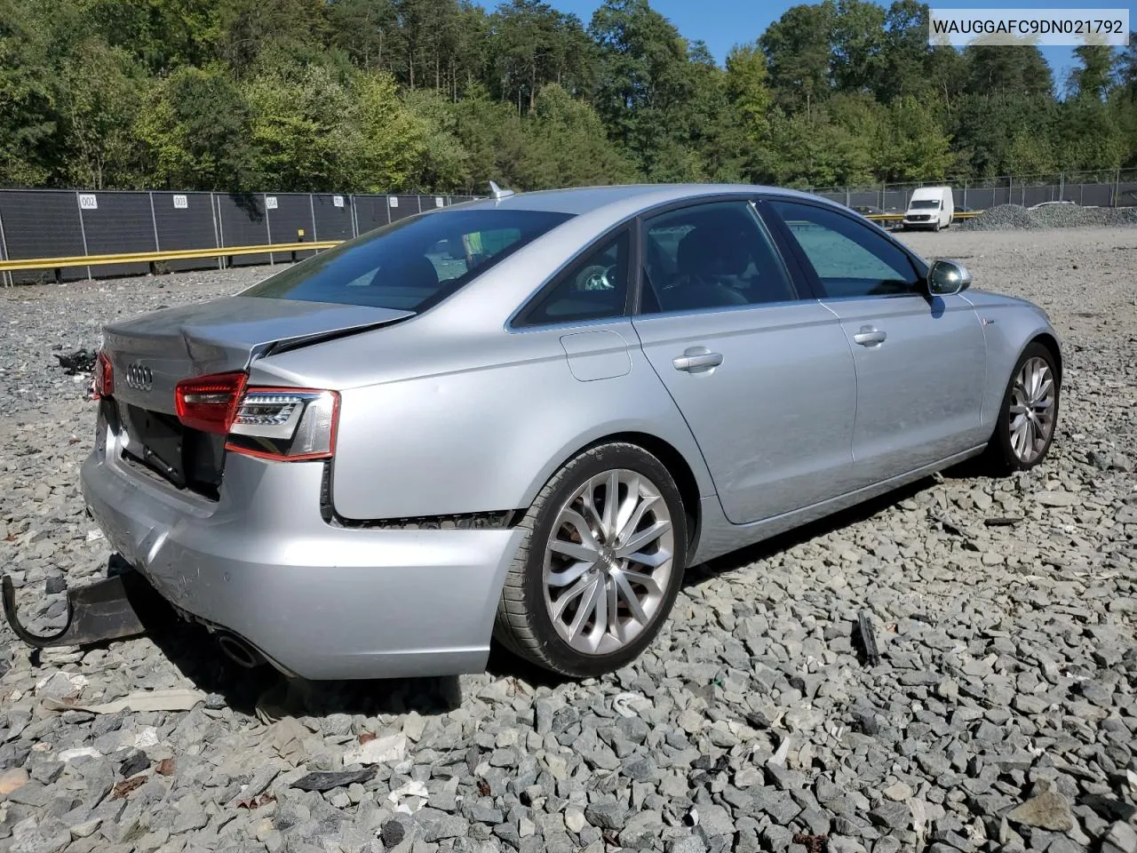 2013 Audi A6 Premium Plus VIN: WAUGGAFC9DN021792 Lot: 71545404