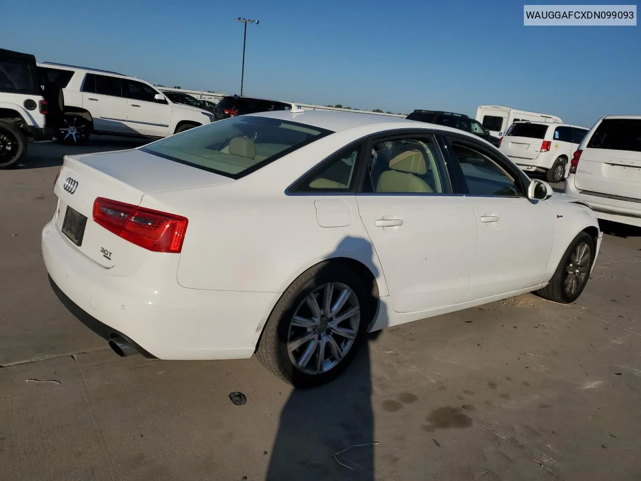 2013 Audi A6 Premium Plus VIN: WAUGGAFCXDN099093 Lot: 72547034