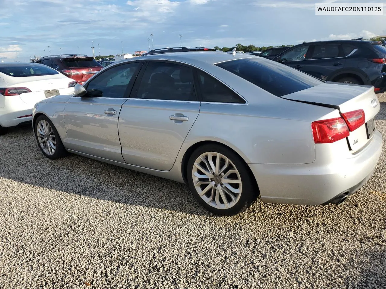 2013 Audi A6 Premium Plus VIN: WAUDFAFC2DN110125 Lot: 74329644