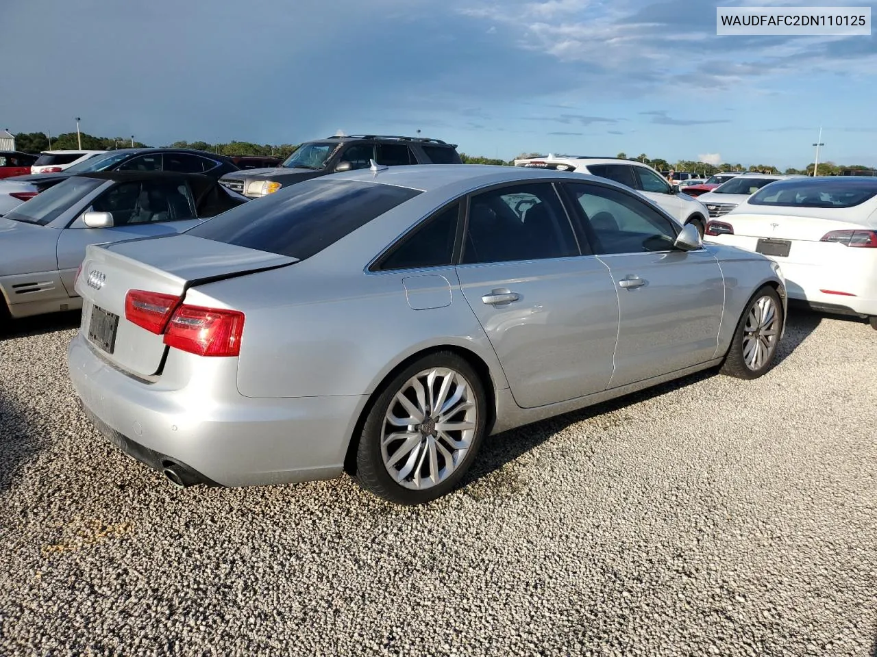 2013 Audi A6 Premium Plus VIN: WAUDFAFC2DN110125 Lot: 74329644