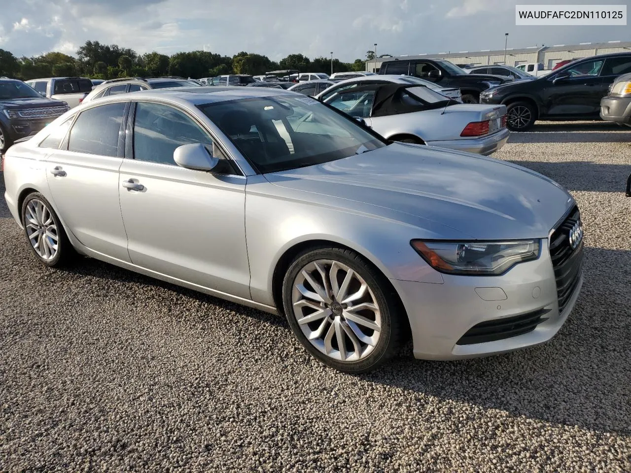 2013 Audi A6 Premium Plus VIN: WAUDFAFC2DN110125 Lot: 74329644