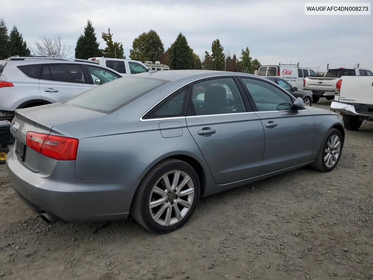 2013 Audi A6 Premium Plus VIN: WAUGFAFC4DN008273 Lot: 74706834