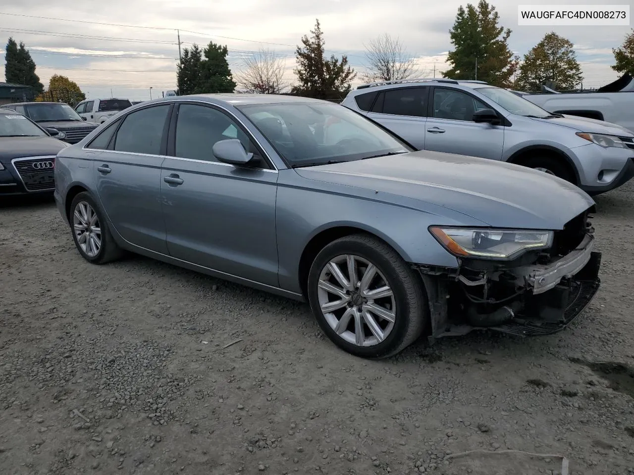 2013 Audi A6 Premium Plus VIN: WAUGFAFC4DN008273 Lot: 74706834