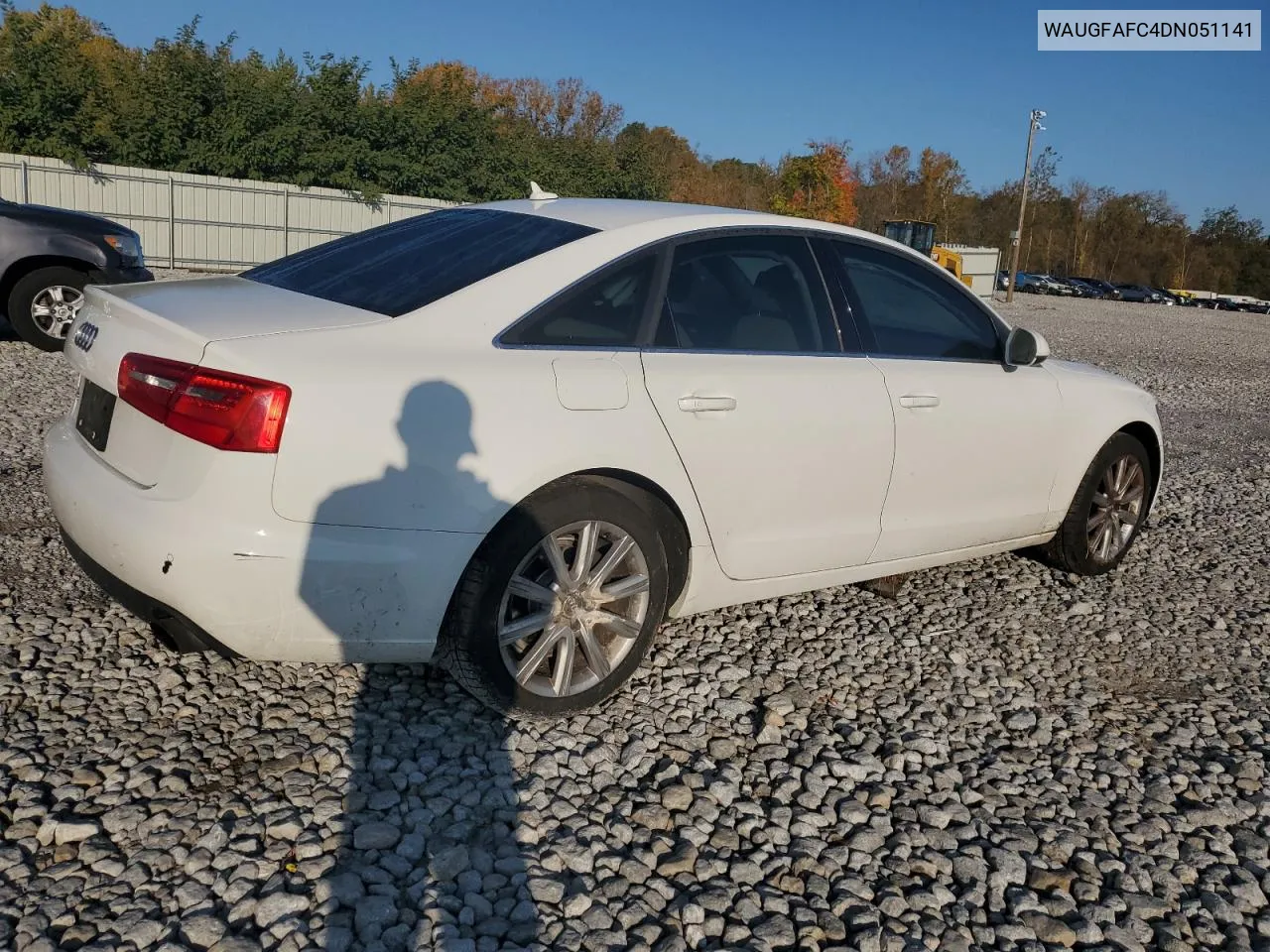 2013 Audi A6 Premium Plus VIN: WAUGFAFC4DN051141 Lot: 76259944