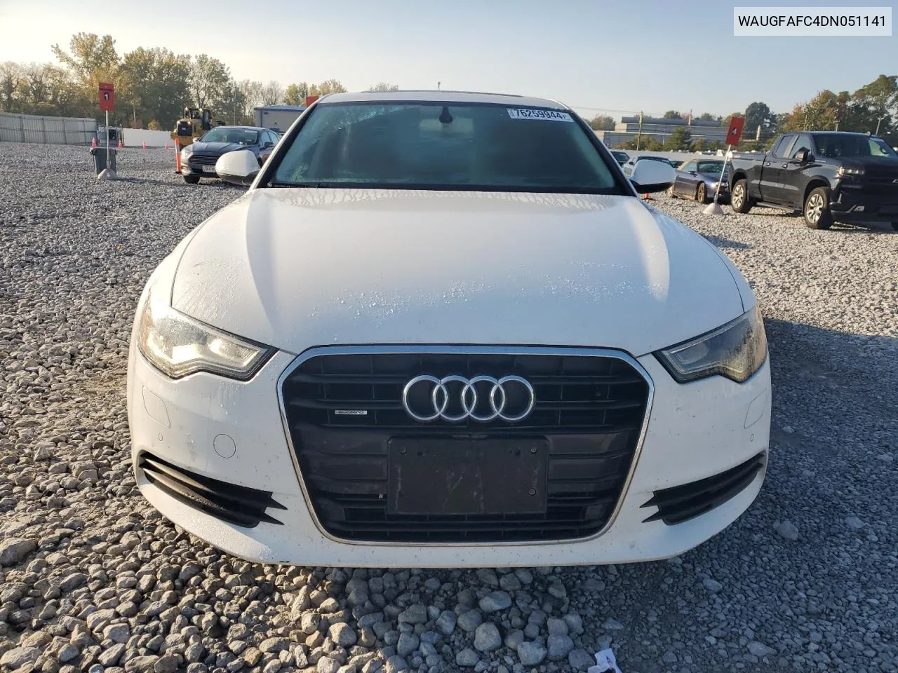 2013 Audi A6 Premium Plus VIN: WAUGFAFC4DN051141 Lot: 76259944