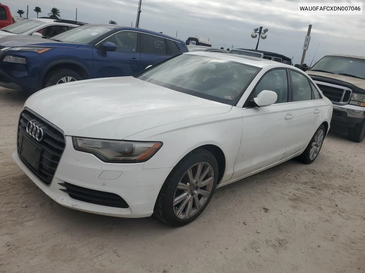 WAUGFAFCXDN007046 2013 Audi A6 Premium Plus