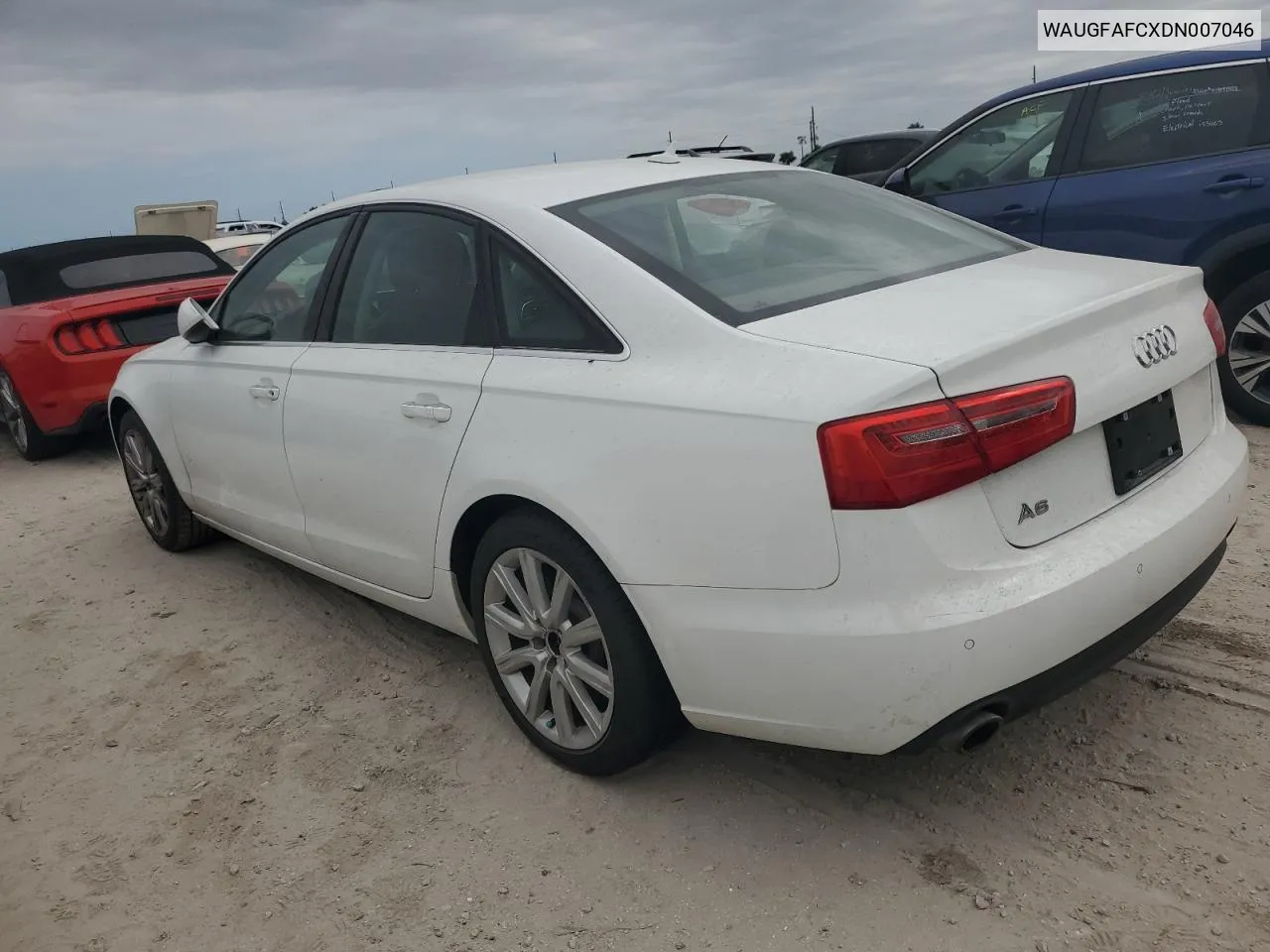 WAUGFAFCXDN007046 2013 Audi A6 Premium Plus