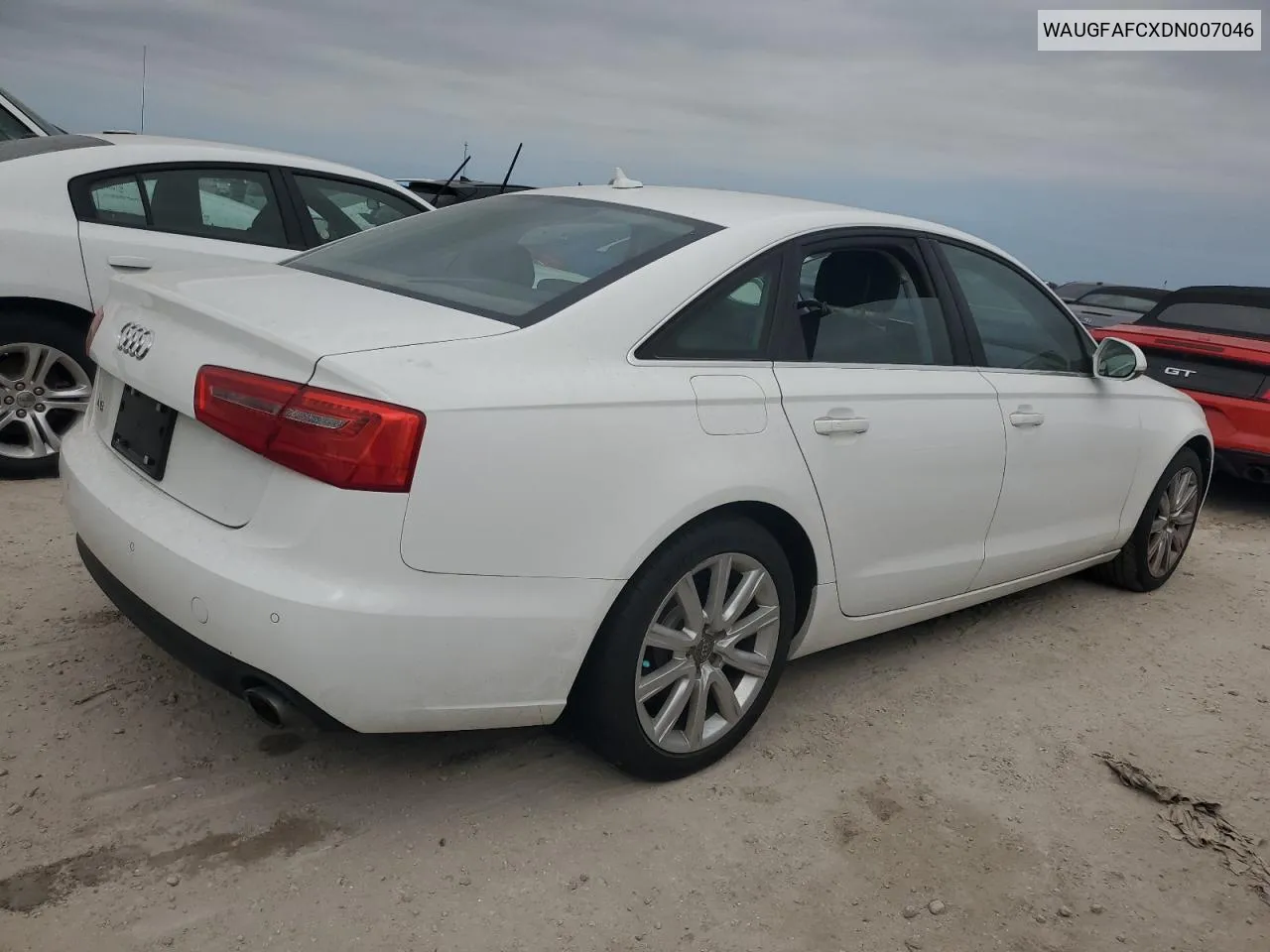 WAUGFAFCXDN007046 2013 Audi A6 Premium Plus