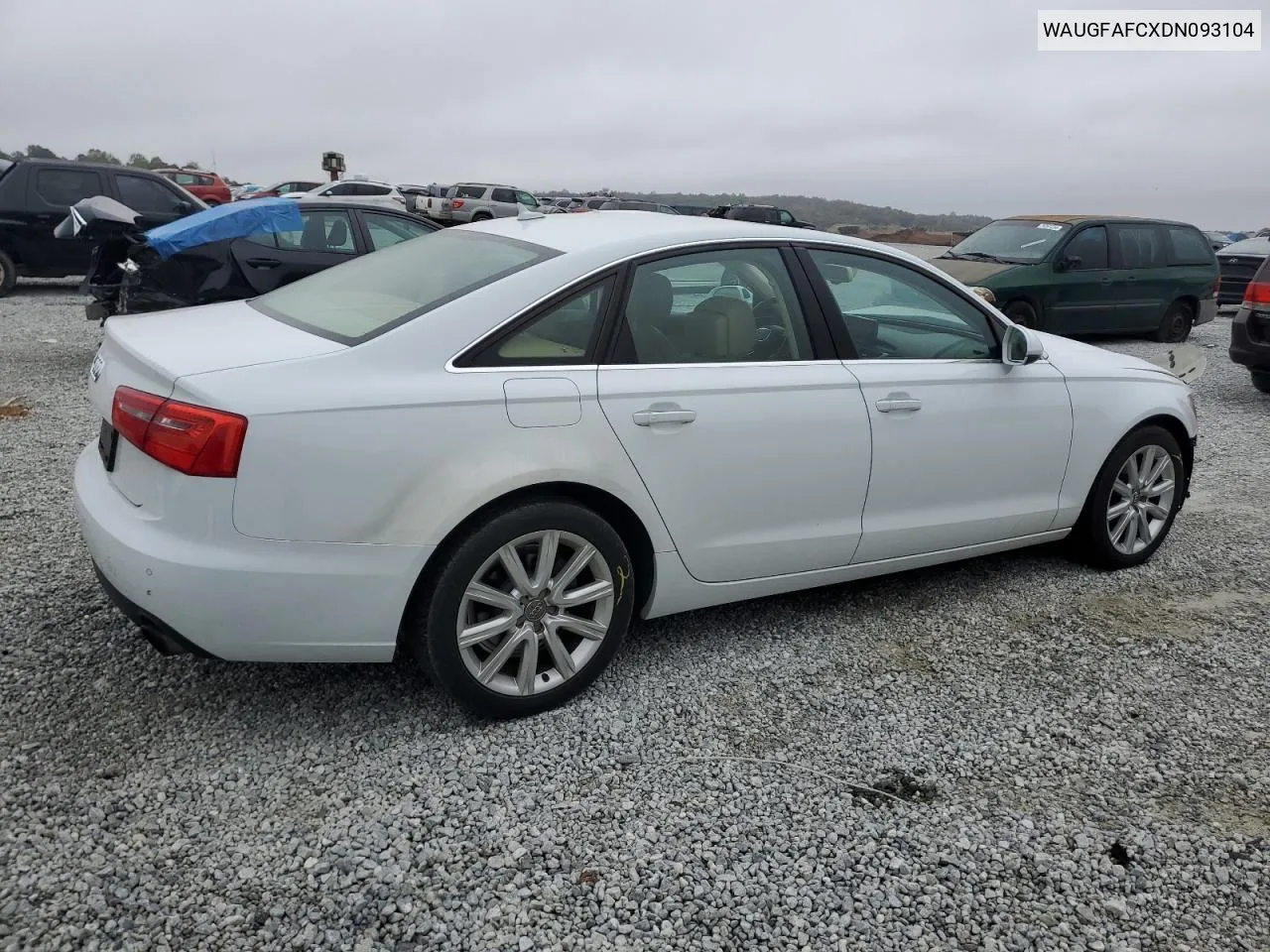 2013 Audi A6 Premium Plus VIN: WAUGFAFCXDN093104 Lot: 77158684