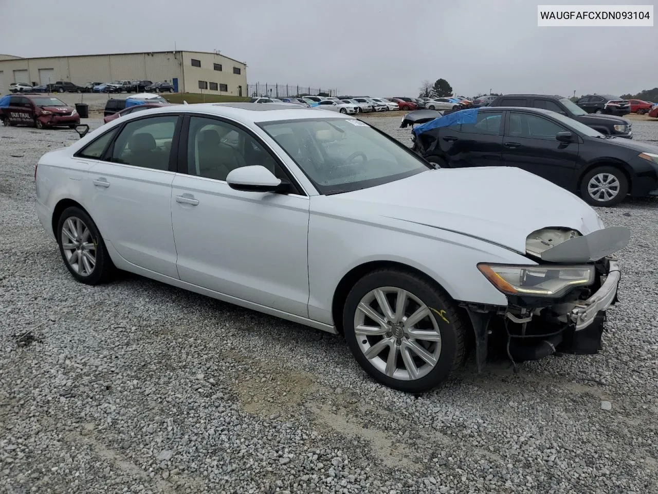 2013 Audi A6 Premium Plus VIN: WAUGFAFCXDN093104 Lot: 77158684