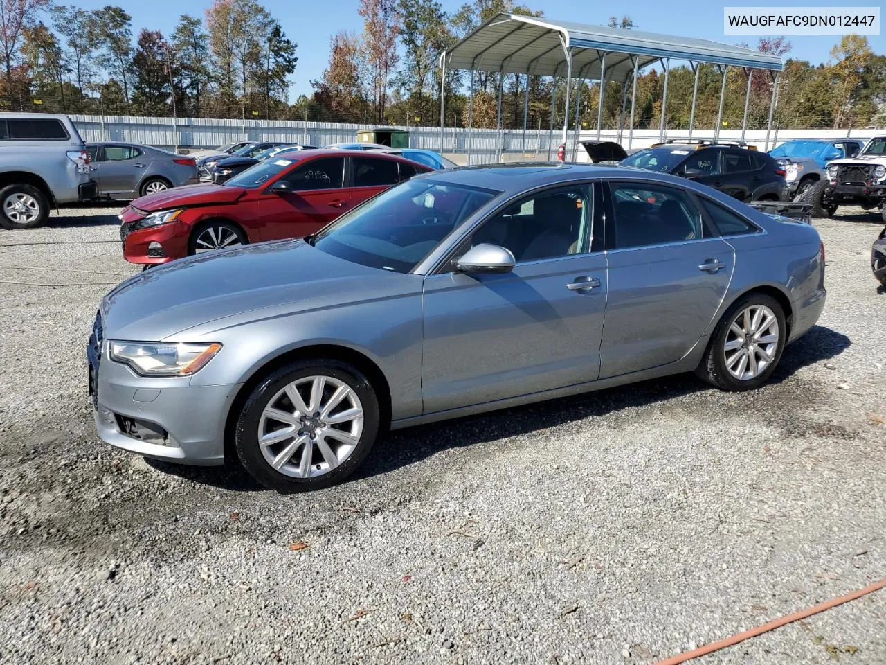 2013 Audi A6 Premium Plus VIN: WAUGFAFC9DN012447 Lot: 77310154