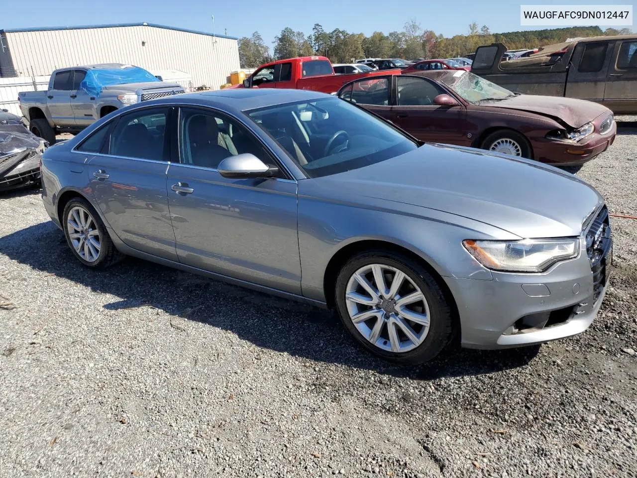 2013 Audi A6 Premium Plus VIN: WAUGFAFC9DN012447 Lot: 77310154