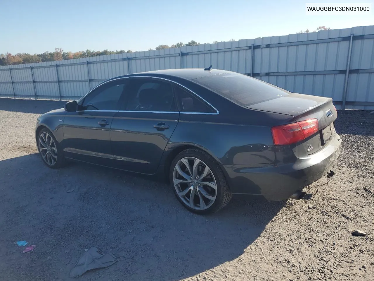 2013 Audi A6 Premium Plus VIN: WAUGGBFC3DN031000 Lot: 77374464