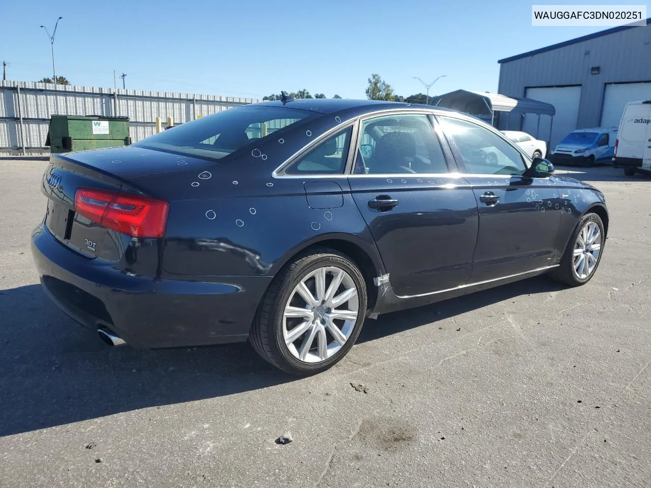 2013 Audi A6 Premium Plus VIN: WAUGGAFC3DN020251 Lot: 77392904