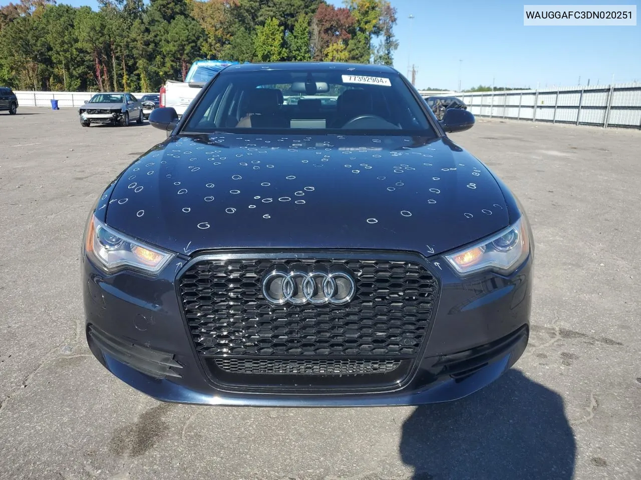 2013 Audi A6 Premium Plus VIN: WAUGGAFC3DN020251 Lot: 77392904