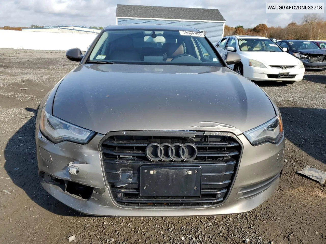 2013 Audi A6 Premium Plus VIN: WAUGGAFC2DN033718 Lot: 78569304