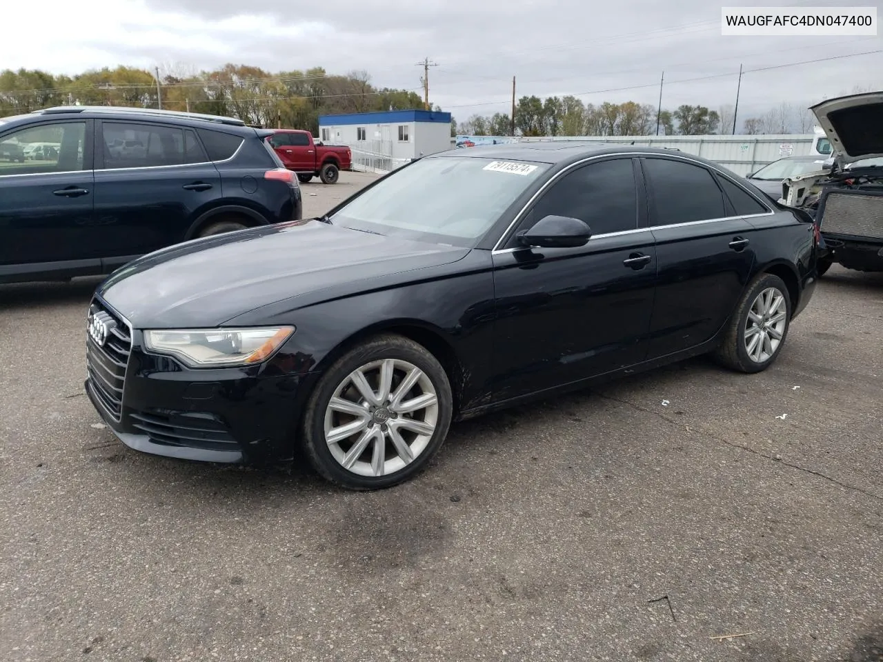 2013 Audi A6 Premium Plus VIN: WAUGFAFC4DN047400 Lot: 79115574