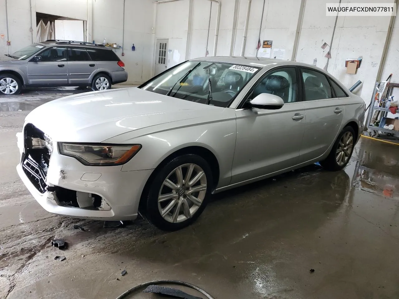 2013 Audi A6 Premium Plus VIN: WAUGFAFCXDN077811 Lot: 80328484