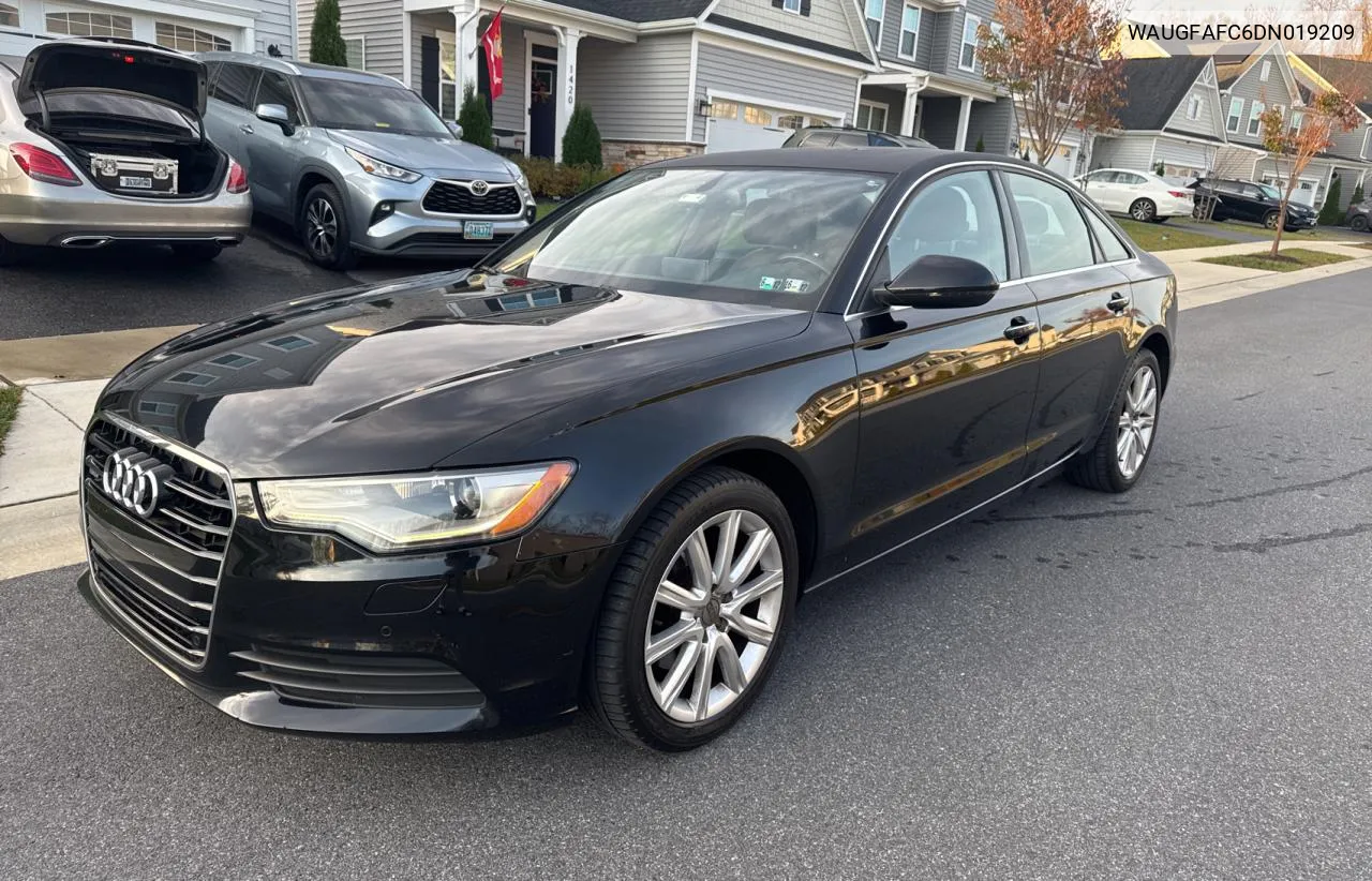 2013 Audi A6 Premium Plus VIN: WAUGFAFC6DN019209 Lot: 81450474