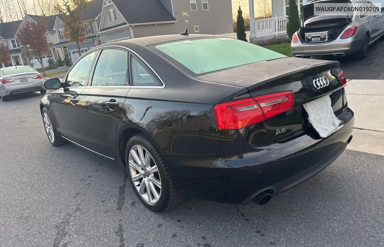 2013 Audi A6 Premium Plus VIN: WAUGFAFC6DN019209 Lot: 81450474