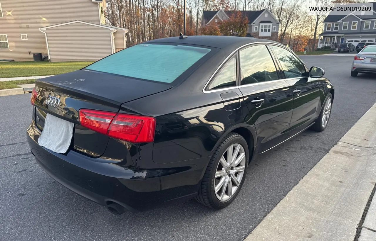 2013 Audi A6 Premium Plus VIN: WAUGFAFC6DN019209 Lot: 81450474