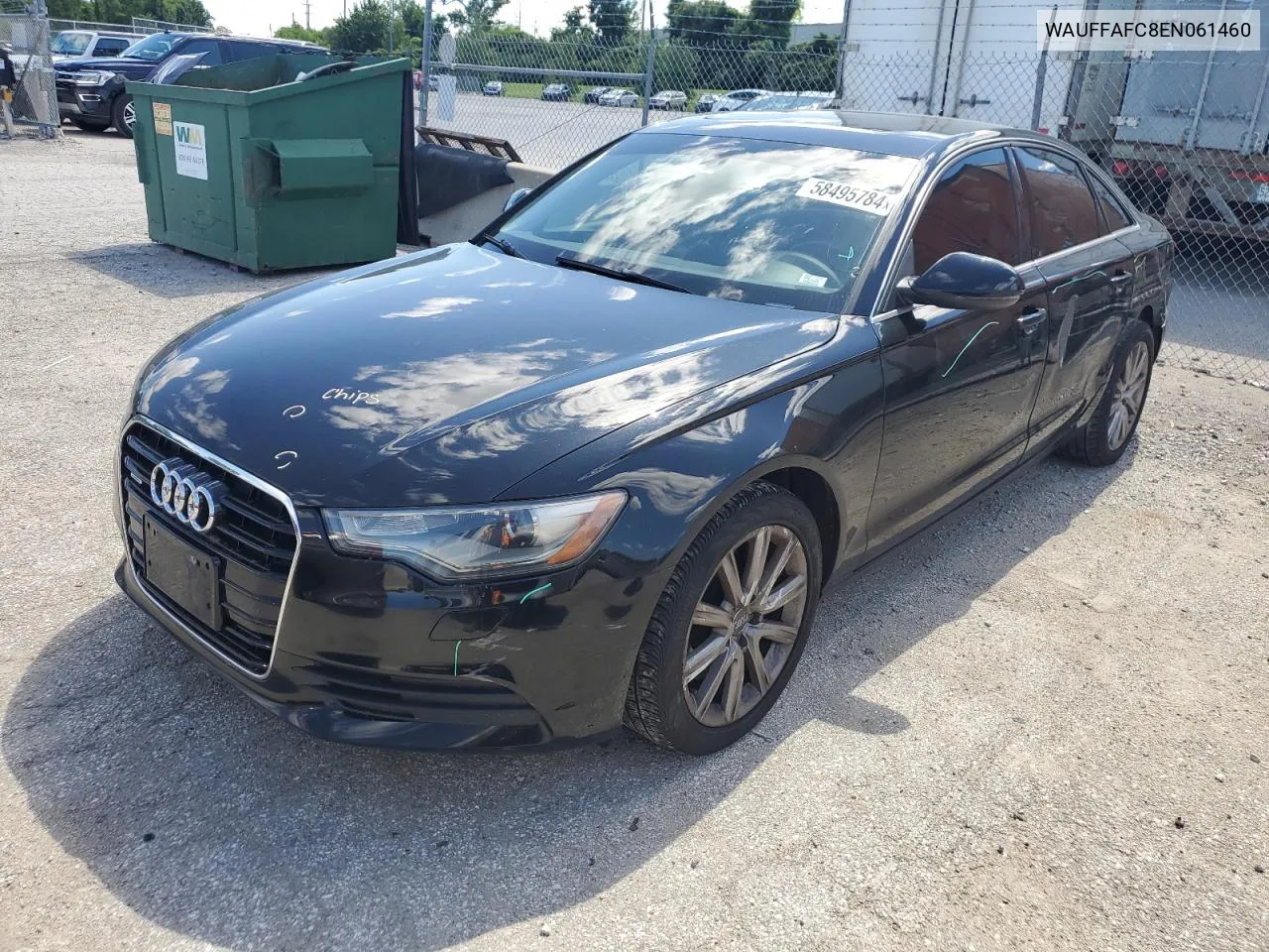 2014 Audi A6 Premium VIN: WAUFFAFC8EN061460 Lot: 58495784