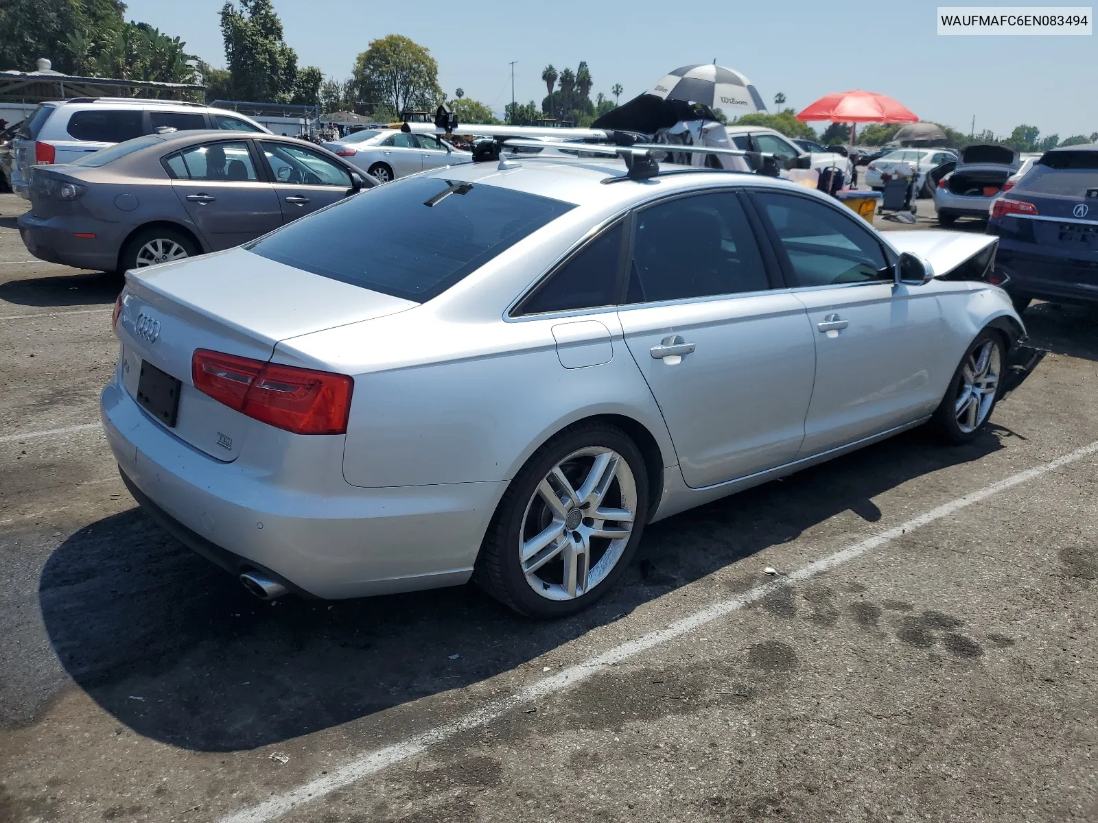 2014 Audi A6 Premium Plus VIN: WAUFMAFC6EN083494 Lot: 61722884