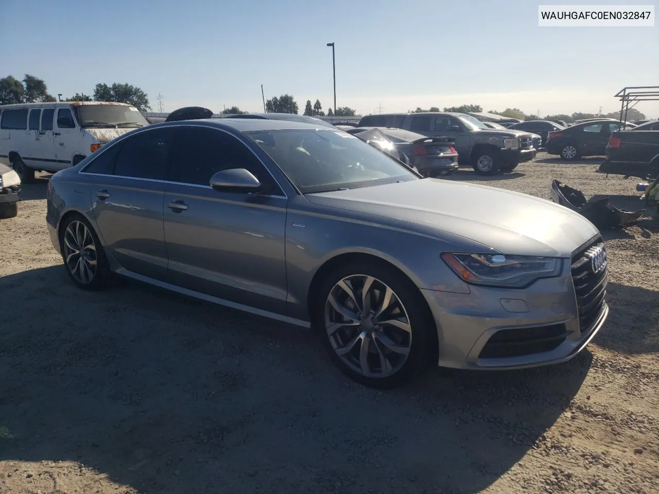 2014 Audi A6 Prestige VIN: WAUHGAFC0EN032847 Lot: 63450354