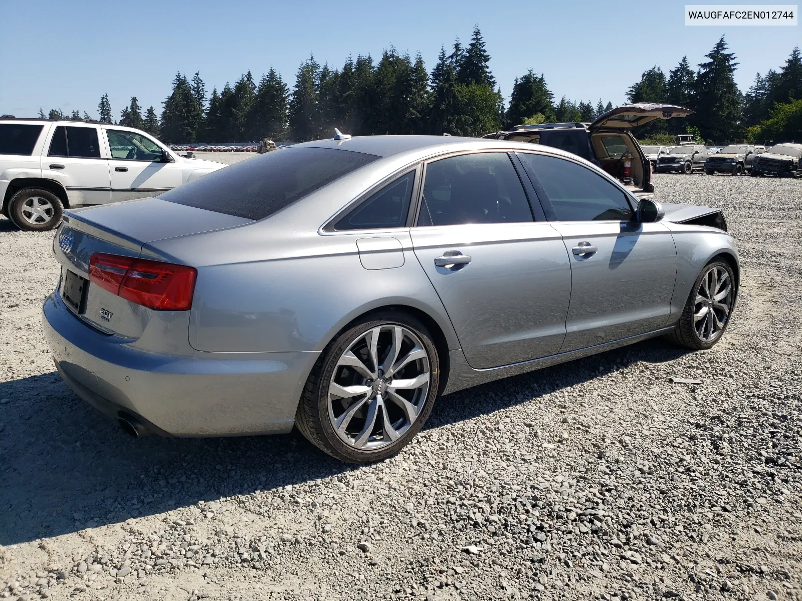 2014 Audi A6 Premium Plus VIN: WAUGFAFC2EN012744 Lot: 63615504