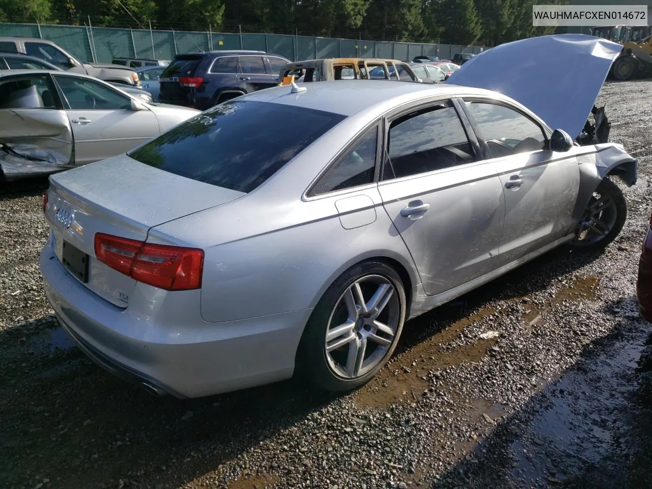 WAUHMAFCXEN014672 2014 Audi A6 Prestige