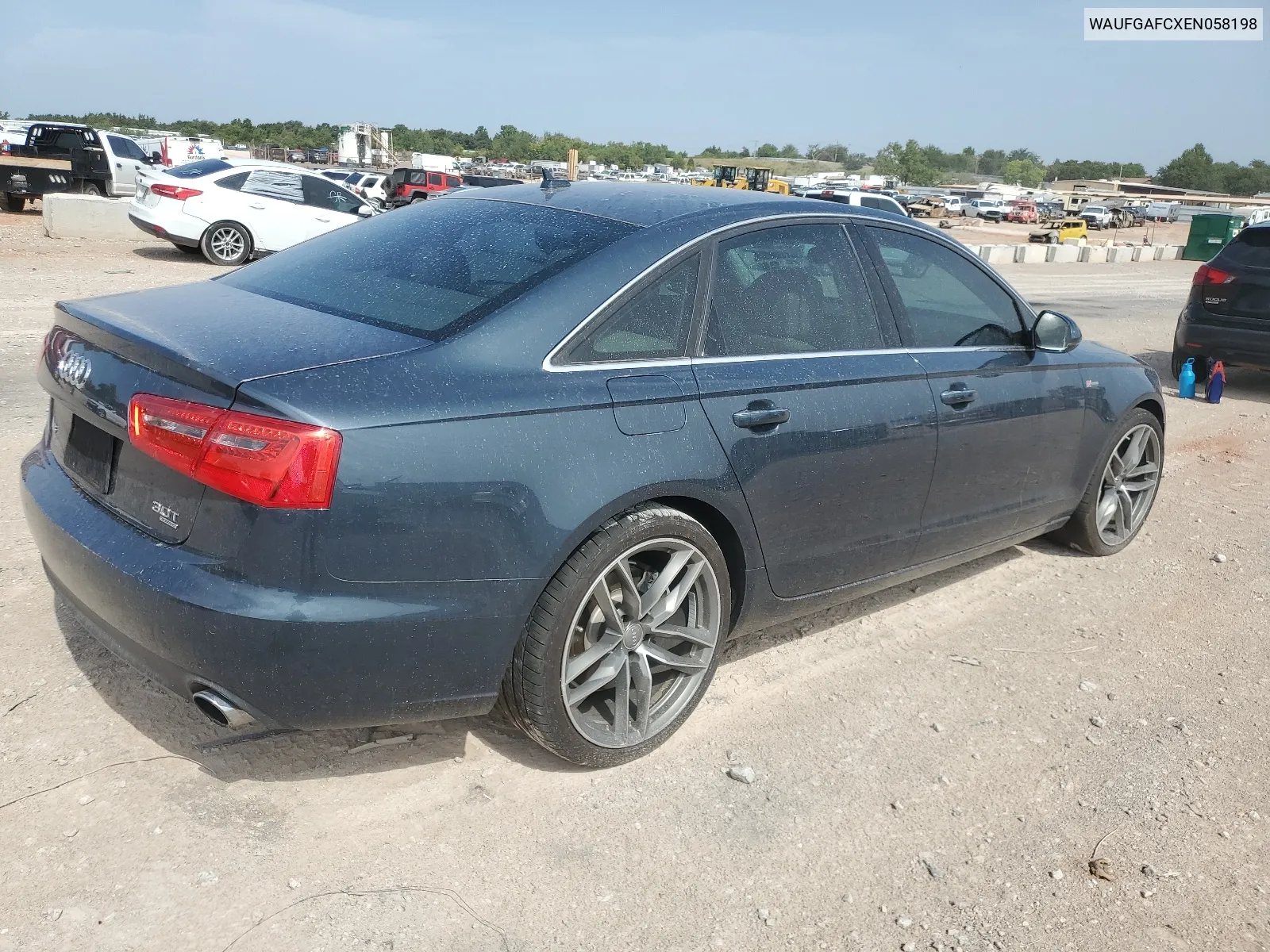 WAUFGAFCXEN058198 2014 Audi A6 Premium Plus