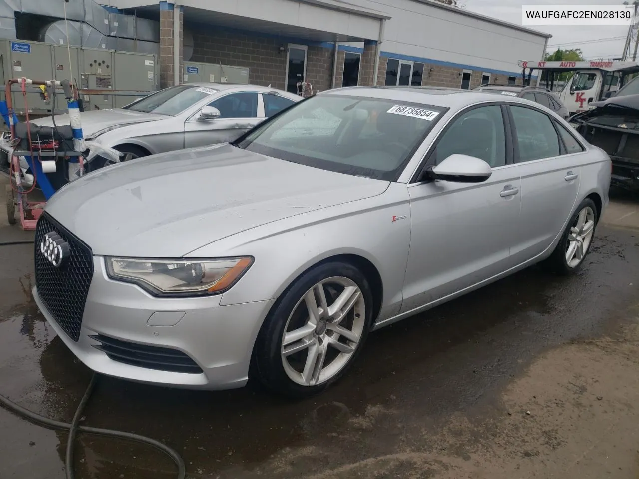 2014 Audi A6 Premium Plus VIN: WAUFGAFC2EN028130 Lot: 68735854