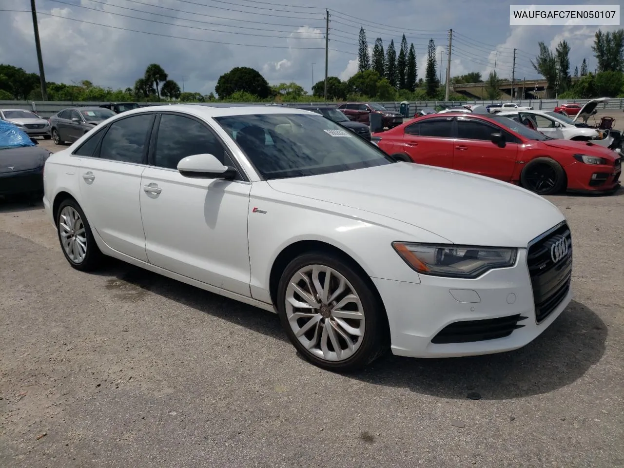 2014 Audi A6 Premium Plus VIN: WAUFGAFC7EN050107 Lot: 68838324