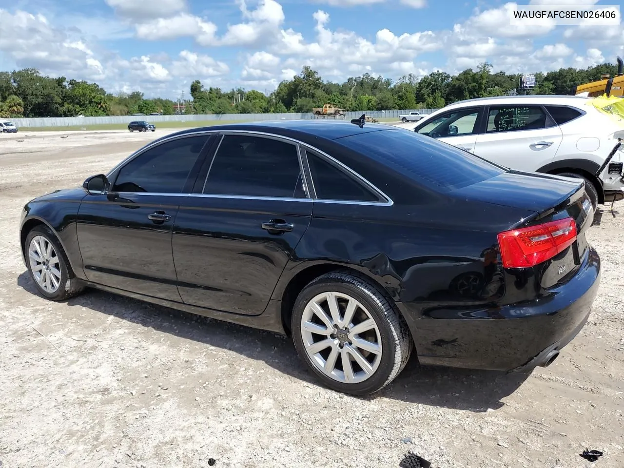 WAUGFAFC8EN026406 2014 Audi A6 Premium Plus