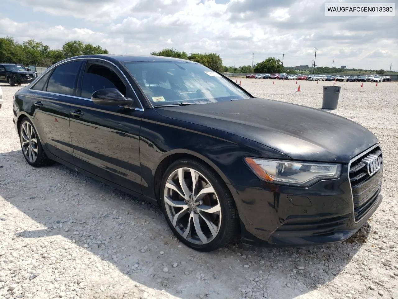 2014 Audi A6 Premium Plus VIN: WAUGFAFC6EN013380 Lot: 70645204