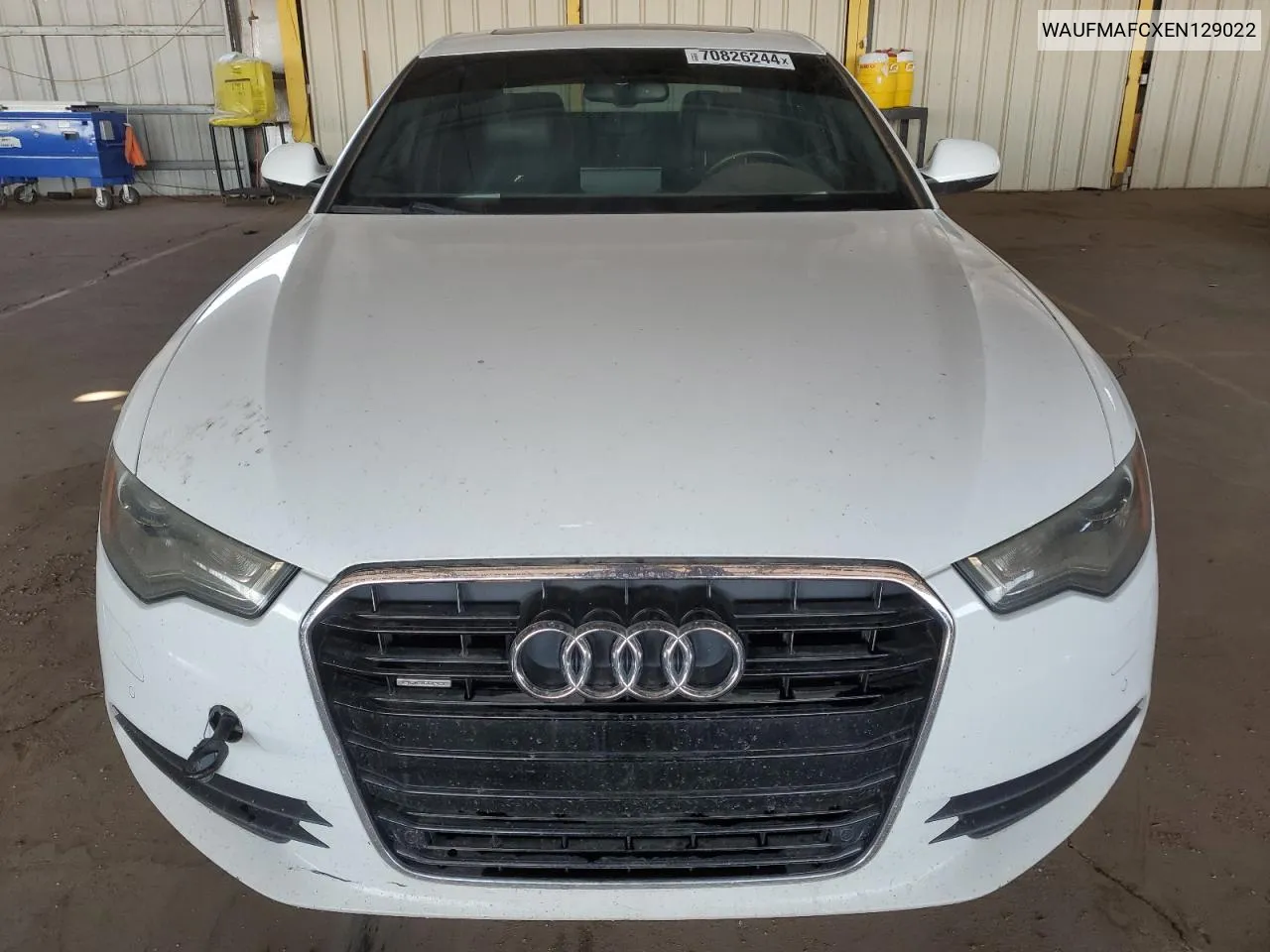 2014 Audi A6 Premium Plus VIN: WAUFMAFCXEN129022 Lot: 70826244