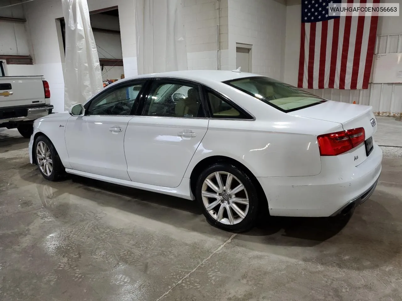 2014 Audi A6 Prestige VIN: WAUHGAFC0EN056663 Lot: 71026674