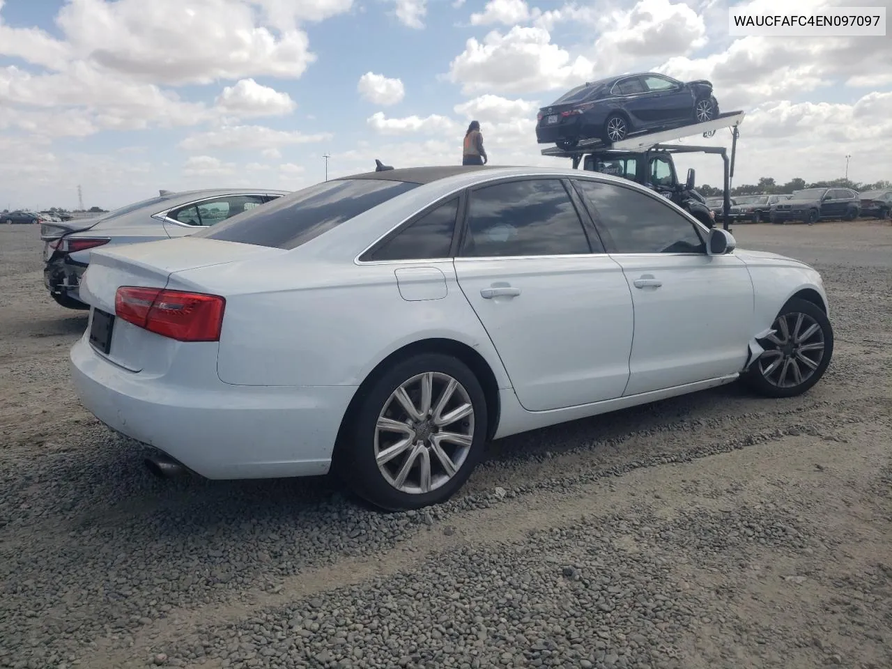 WAUCFAFC4EN097097 2014 Audi A6 Premium