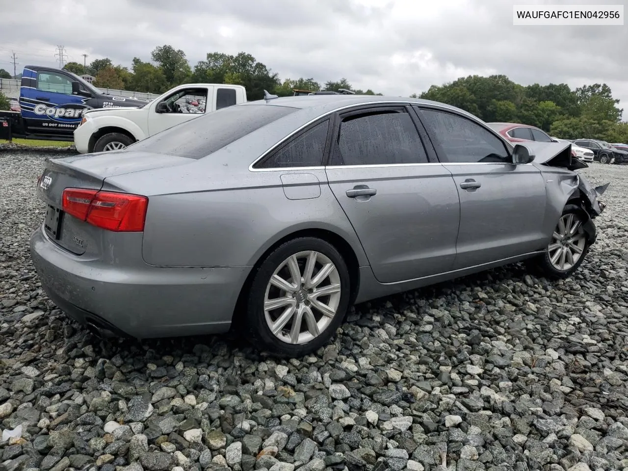 2014 Audi A6 Premium Plus VIN: WAUFGAFC1EN042956 Lot: 71551264