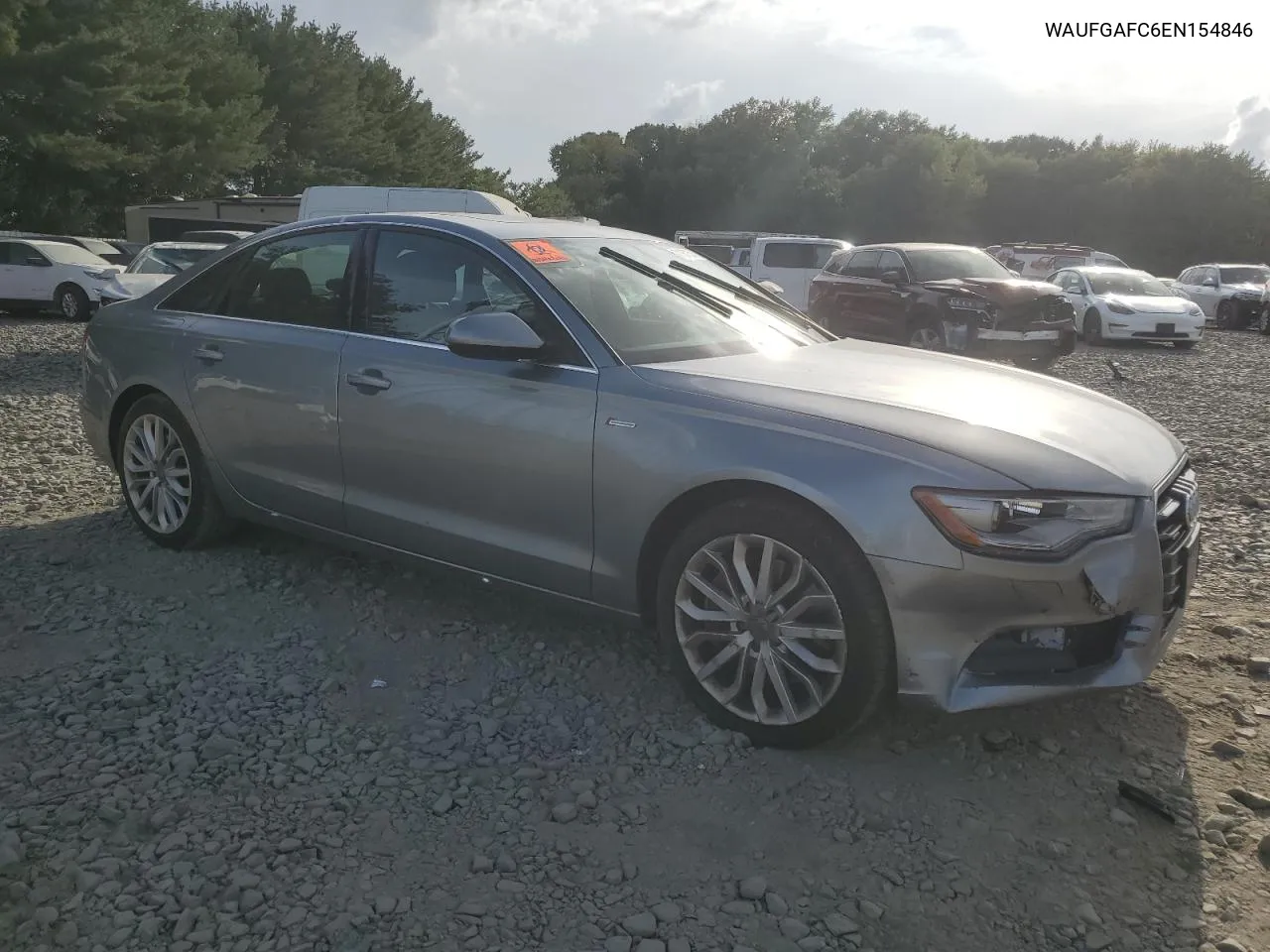 2014 Audi A6 Premium Plus VIN: WAUFGAFC6EN154846 Lot: 71867684