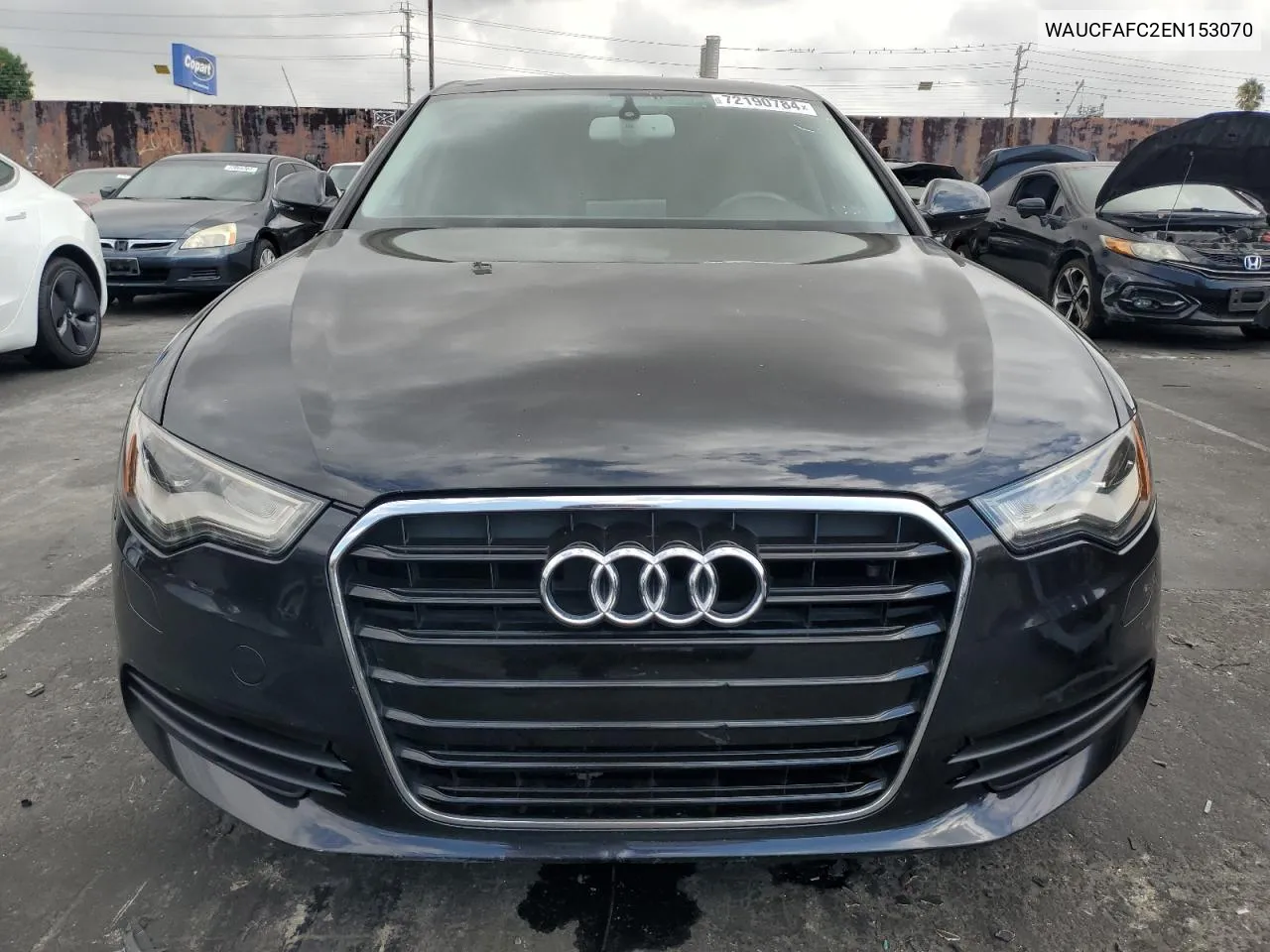 2014 Audi A6 Premium VIN: WAUCFAFC2EN153070 Lot: 72190784