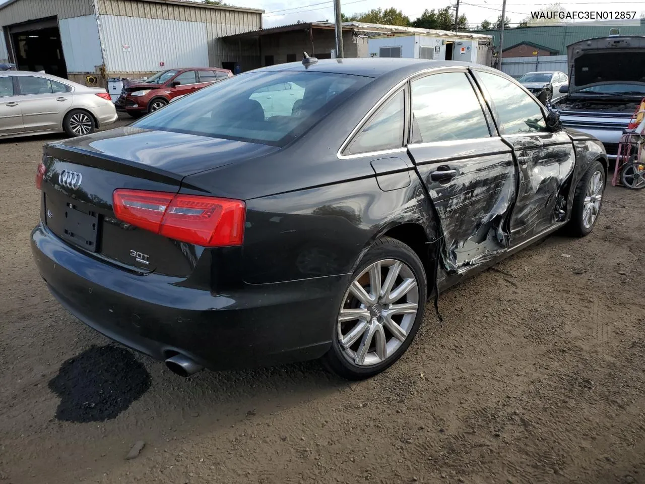 2014 Audi A6 Premium Plus VIN: WAUFGAFC3EN012857 Lot: 72561244