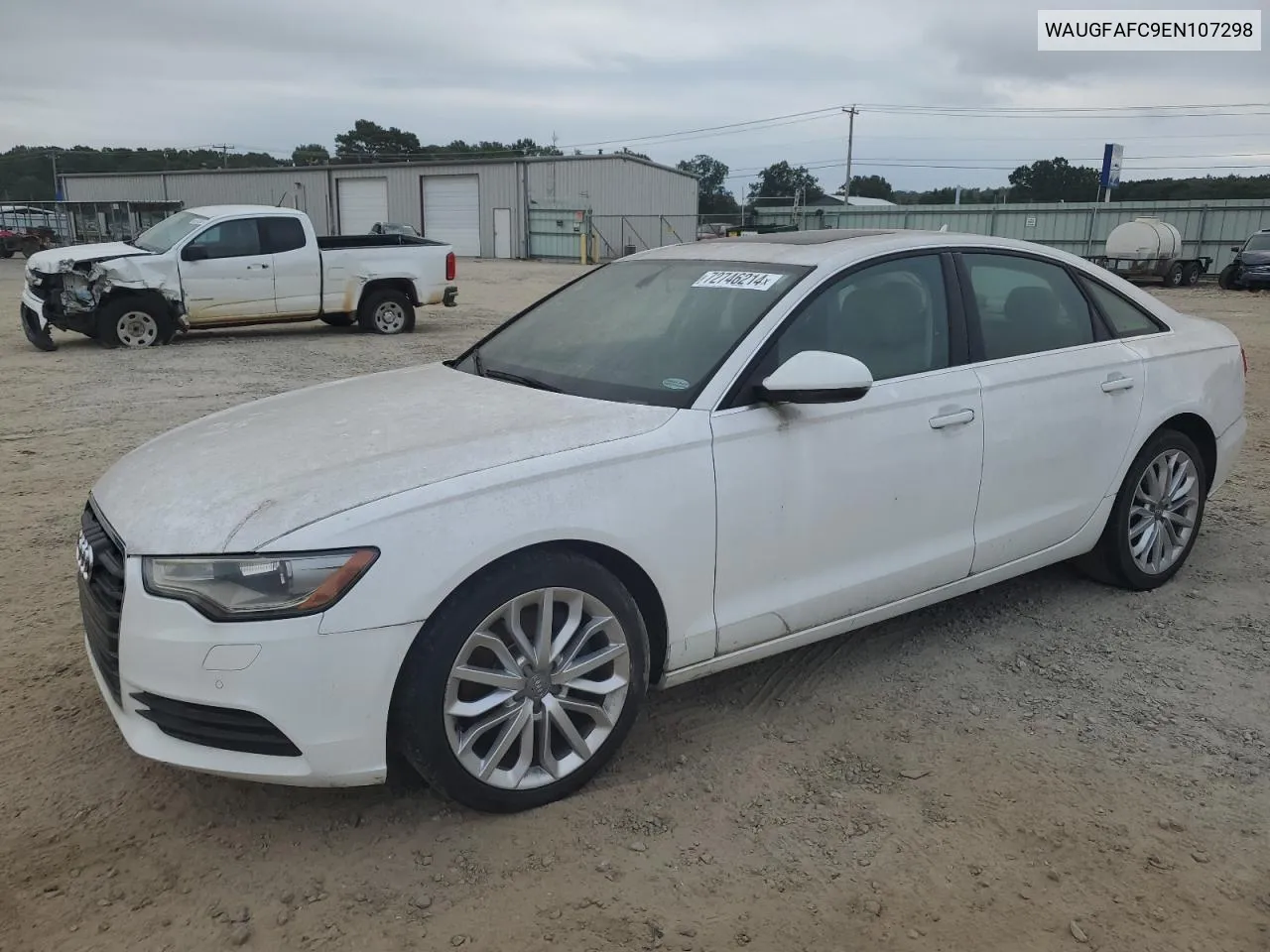 2014 Audi A6 Premium Plus VIN: WAUGFAFC9EN107298 Lot: 72746214